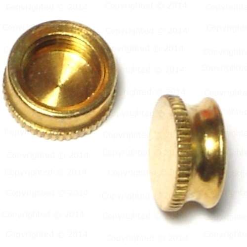 PlumbShop Brass Valve Bleeder Cap, Regular, 1-pk