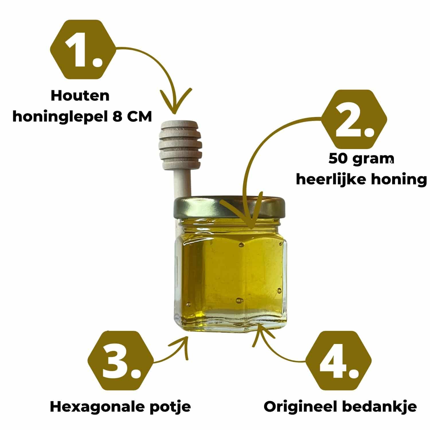Luiheid toevoegen Springen Honingbedankjes Kopen? // Direct van de imker! | Honingdirect.nl