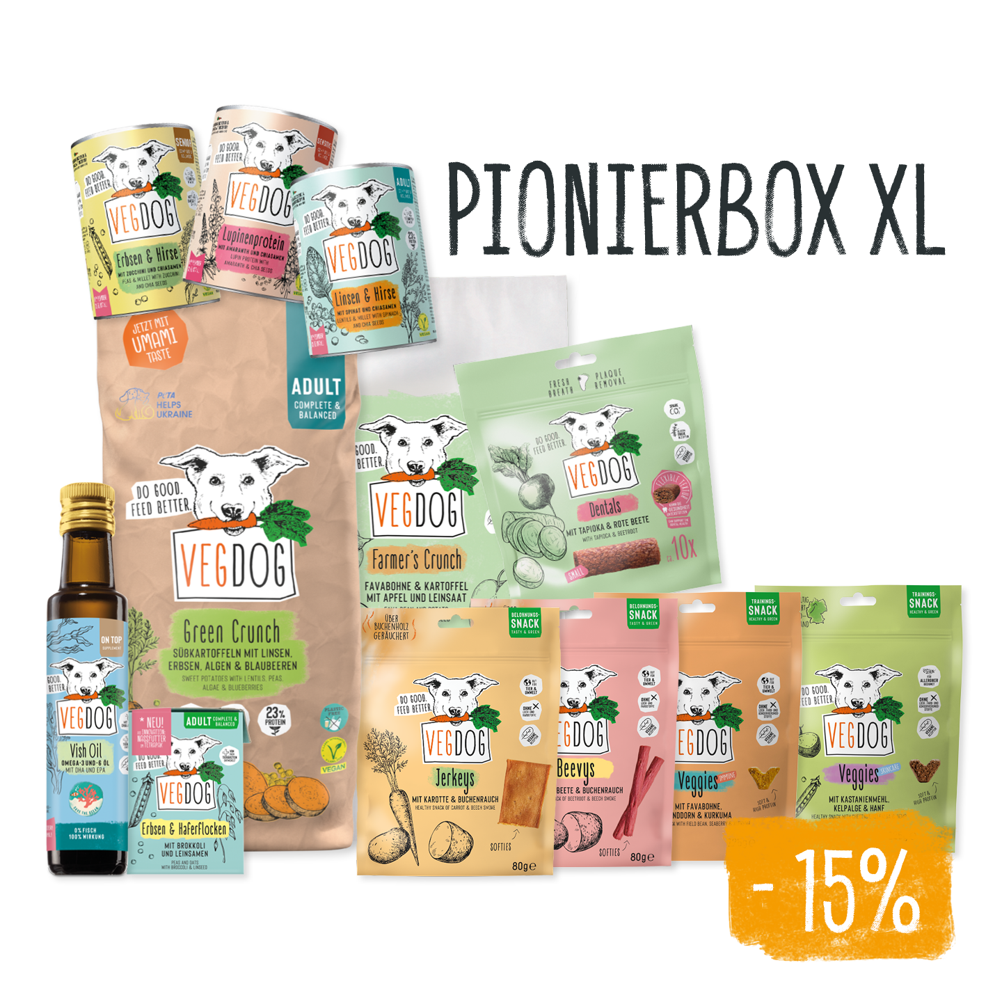 VEGDOG Vorteilsboxen PIONIERBOX  XL