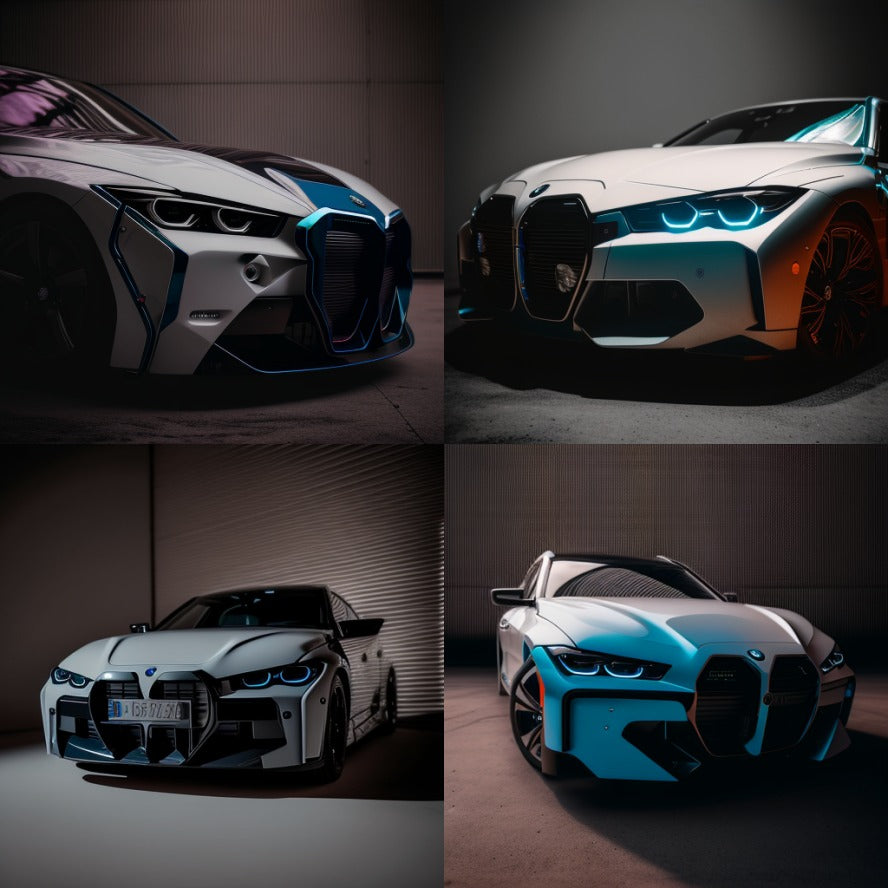 Emotitech BMW i4 variation with emotional data