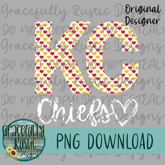 Leopard Heart Chiefs SVG, Heart Kansas City Chiefs SVG