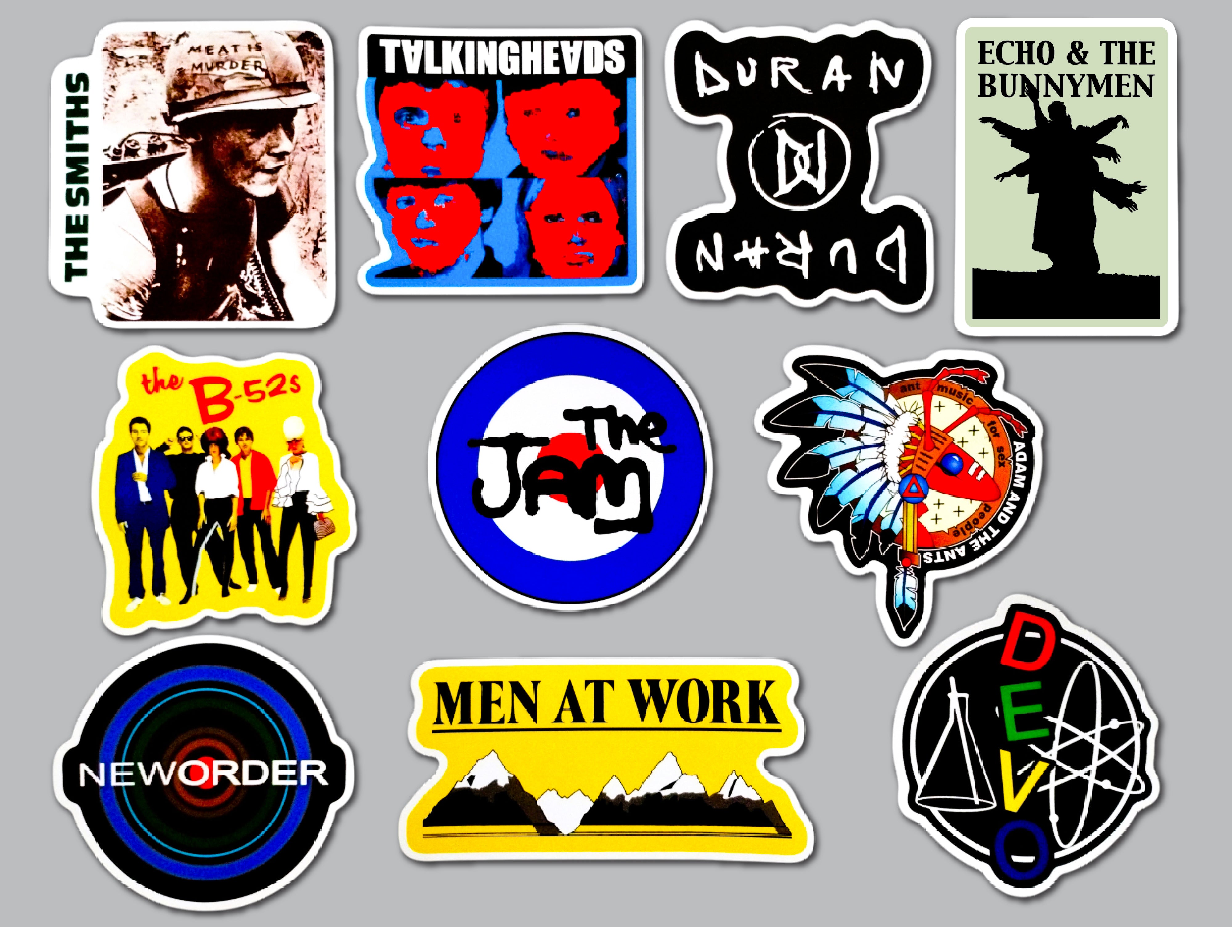 New Wave Sticker Pack (10 Stickers) SET 1