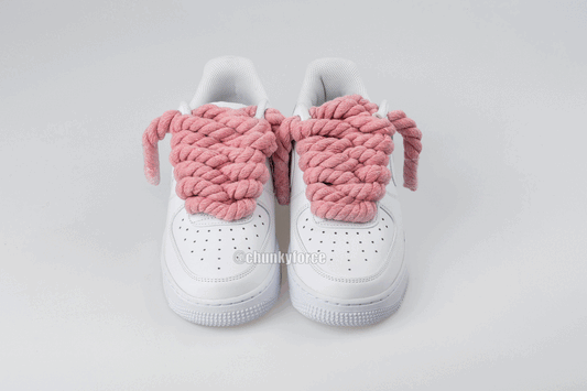 White Nike Air Force 1 Rope Laces – AO XCLUSIVE