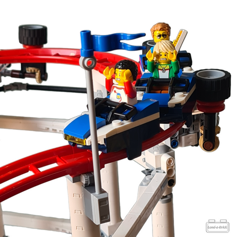 Minifigs experiencing a thrilling ride