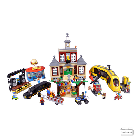 Rent LEGO set: Le train de passagers télécommandé at Lend-a-Brick