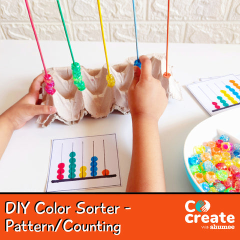 See colours, Sort! Try this awesome DIY Sorting Game for toddlers. – Shumee