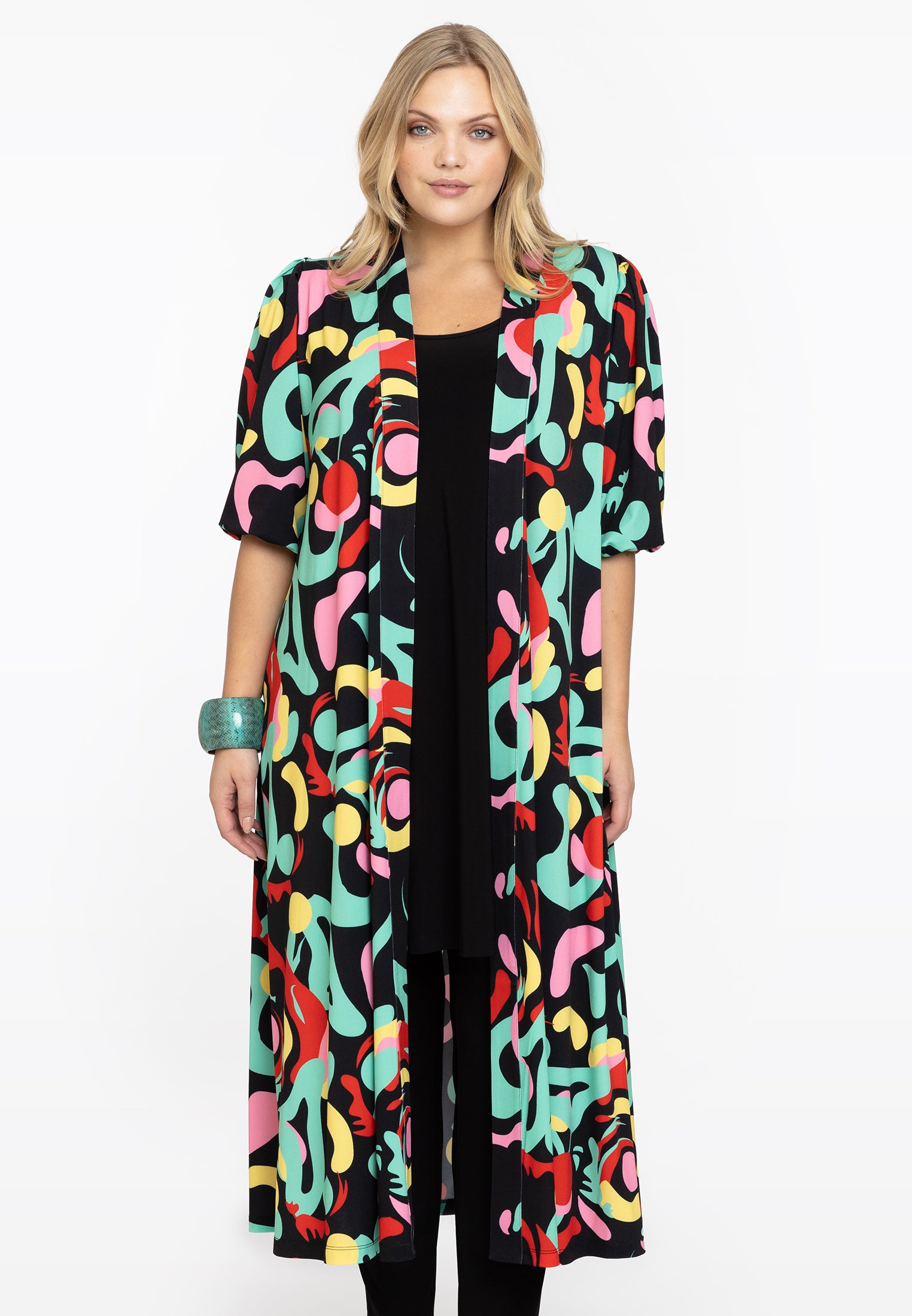 Yoek Cardigan pofmouw MATISSE | Zwart | Maat 38/40