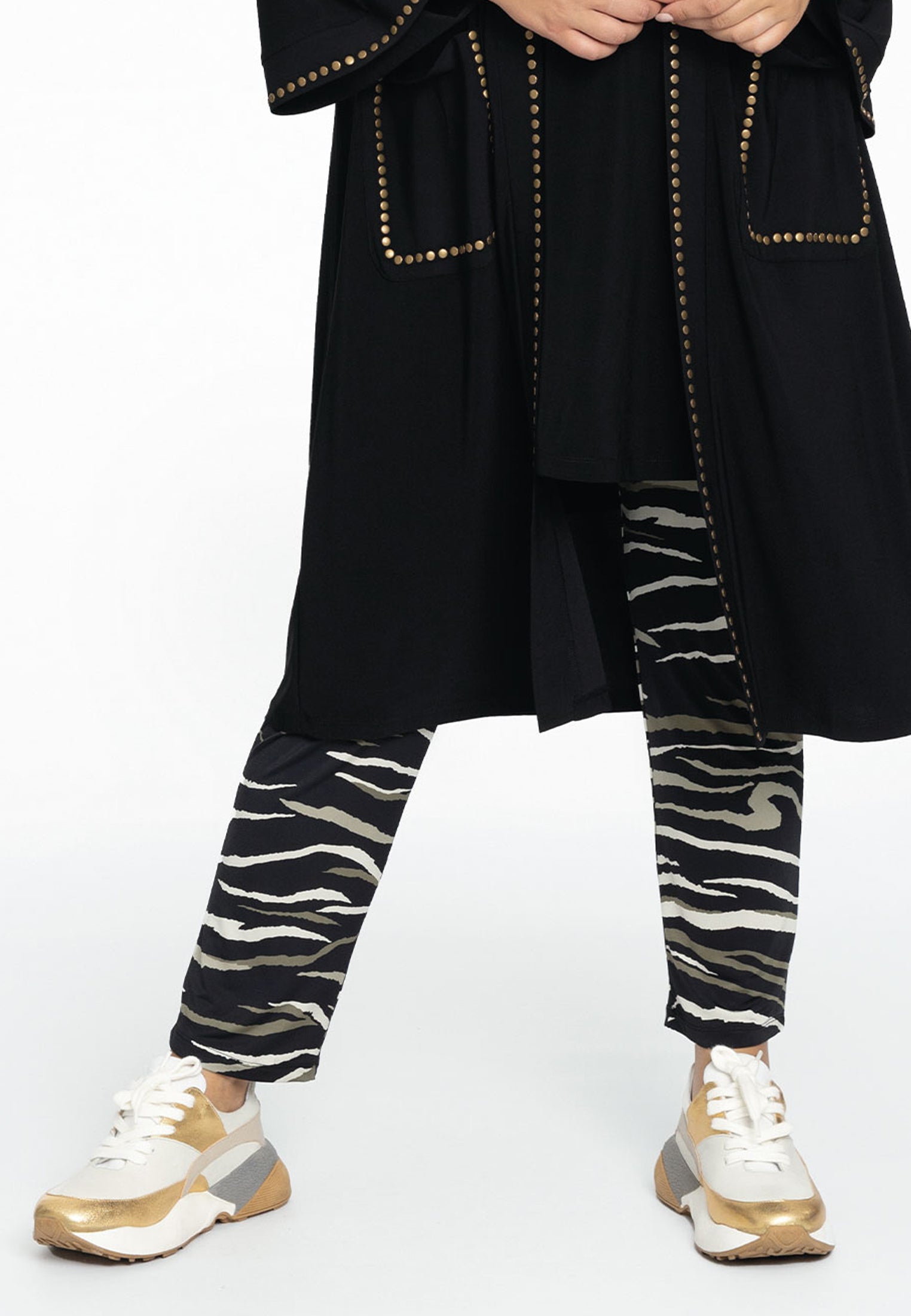 Yoek Pencil trousers SERENGETI | Zwart | Maat 38/40