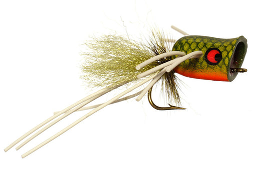 Fly Fishing Topwater Popper Largemouth #Bass in Lakes 