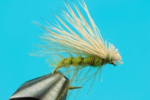 The Fly Fishing Place Tan Elk Hair Caddis Classic Trout Dry Fly - Set of 6  Flies Size 16