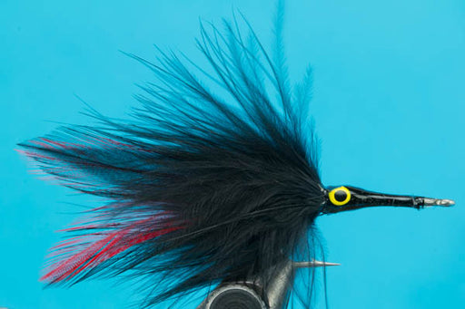 Tarpon Bunny Purple and Black-Saltwater Flies- — Big Y Fly Co