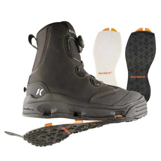 Korkers Terror Ridge Kling On & Felt Sole-Wading Boots-BigYFlyCo