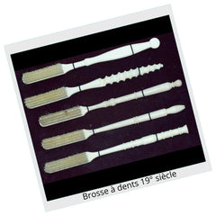 Brosses à dents 19ème siècle L'importance à travers les millénaires et le défis du recyclage des brosses à dents en plastique, histoire de la brosse à dents, du bâton à mâcher au à la brosse à dents en plastique.