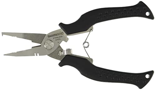 SHIMANO Fishing Pliers Hook Releaser Power Pliers Bent Black CT-562P