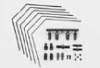Yokomo B7-412RSA Rear Stabilizer Set 6 pcs BD7 2016 Ko Propo ESC