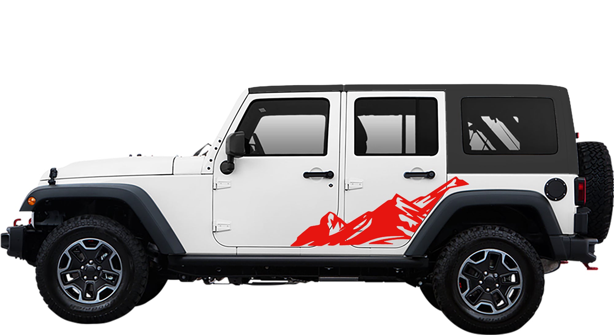 Jeep Wrangler JK Forest Adventure Side Decals (Pair) : Vinyl Graphics