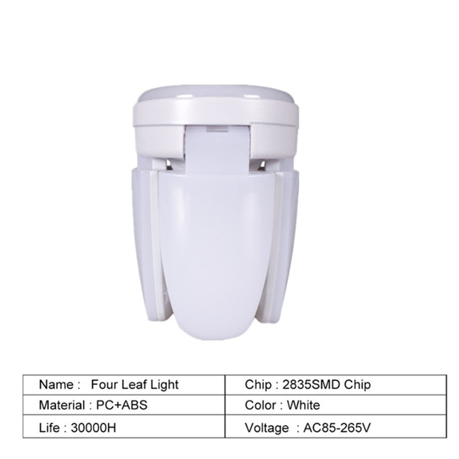 E27 LED Bulb Fan Blade Timing Lamp AC85-265V 28W Foldable Led Light Bu -  LED Lights For Sale : Affordable LED Solutions : Wholesale Prices