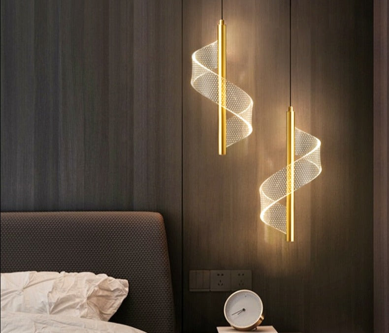 Brass Nordic bedside Long-line hanging lamp Modern creative U-shaped t -  LED Lights For Sale : Affordable LED Solutions : Wholesale Prices