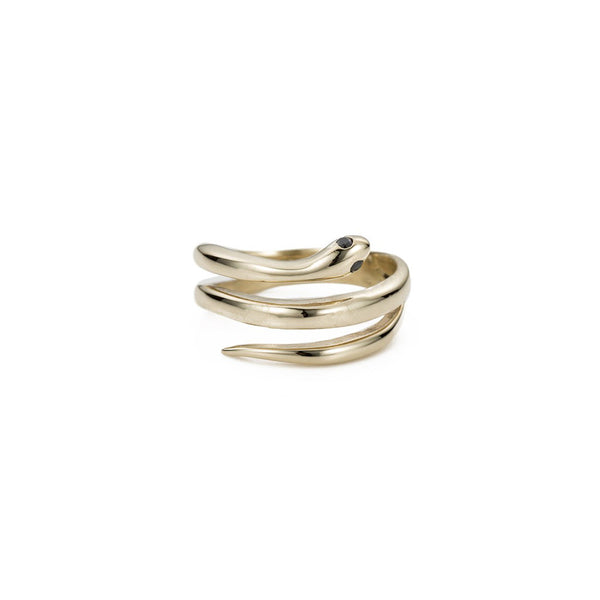 Elisabeth Bell 14K Gold or Sterling Silver Quail Bone Ring - ICONERY