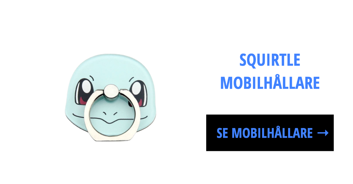Fingerhållare Mobil Squirtle Pokémon