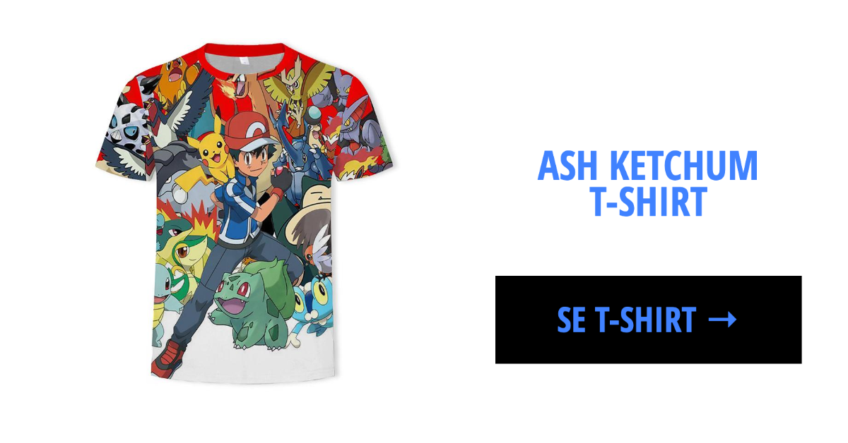 T-Shirt Pokémon Ash Ketchum