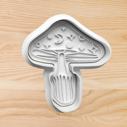 Mushroom Cookie Cutter, Stamp