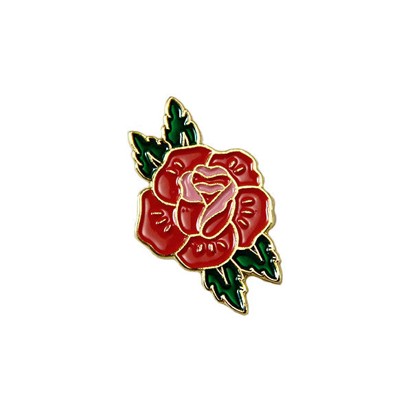Red Rose Lapel Pin Explorer S Press