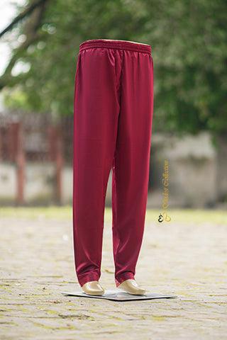 Narrow fit Pants striped white – Modest Collection