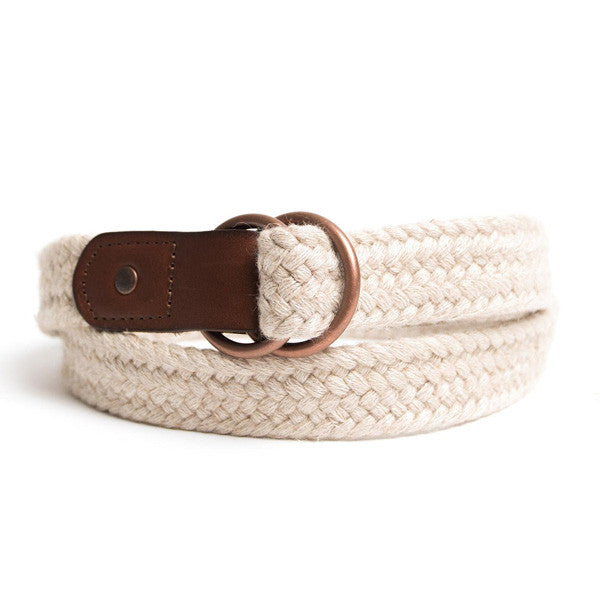 Cotton/Linen Braid Belt – Caputo & Co.