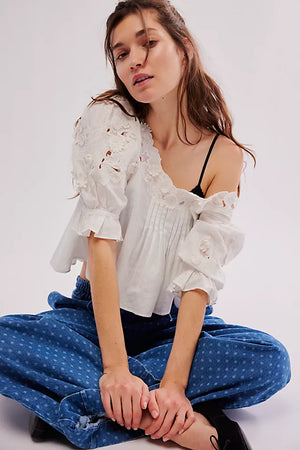 Sophie Embroidered Top - Stroll