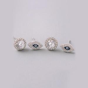 Evil Eye Stud Earrings from Eternal Sparkles