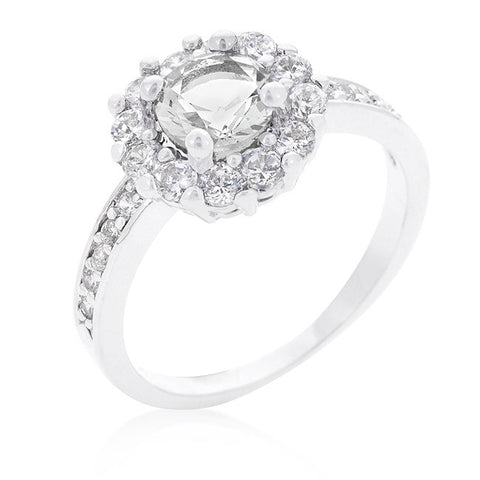 Triple Stone Wedding Ring Set – Eternal Sparkles