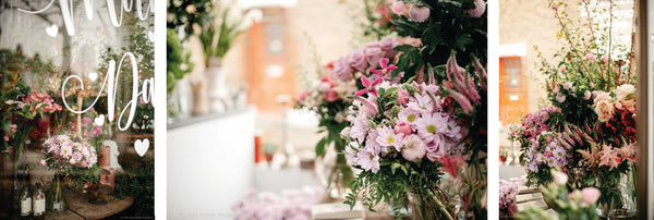 pink tones flower bouquets