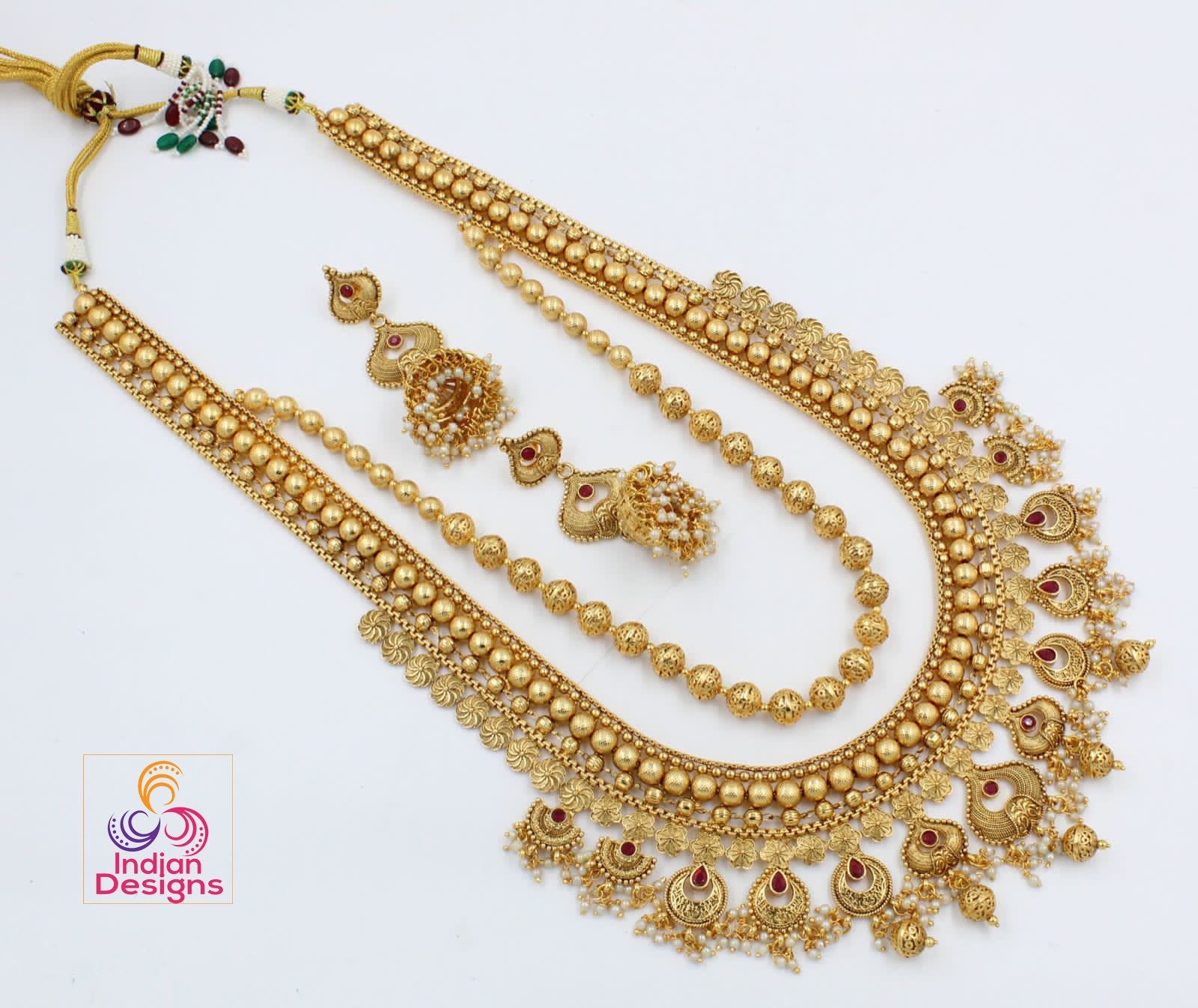 Indian 22K Gold Plated 16