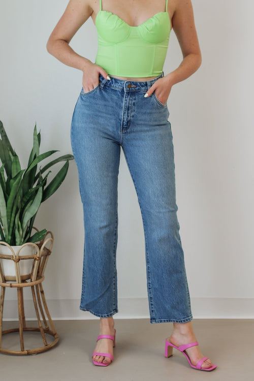 Rolla's Sailor Jean-Army Green freeshipping - Vintage Willows Boutique