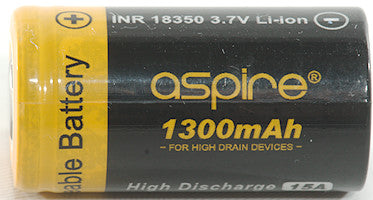 Aspire 1300mAh 18350 test