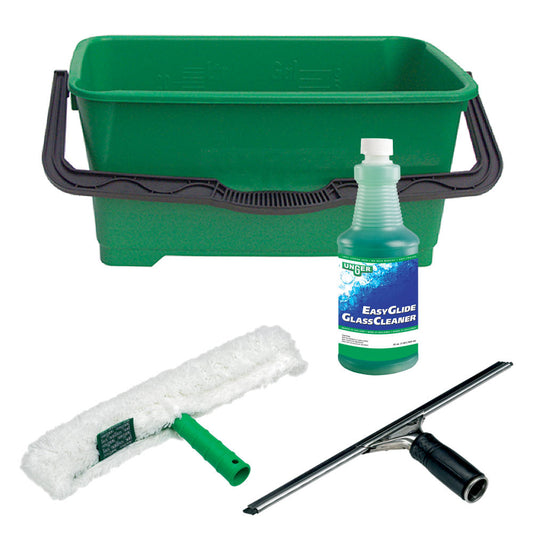 Unger® SpeedClean™ Indoor Microfiber Window Cleaning Kit - 6 Piece