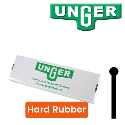 Window Cleaning Supplies, Unger 11429 8 Inch High Heat Squeegee Rubber  (3-Pack)