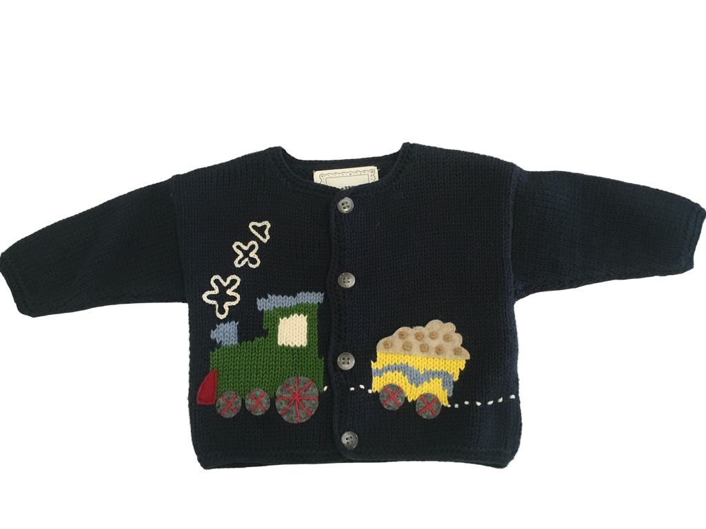 Art Walk Little Engine Cardigan - Baby 