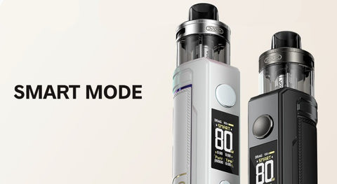 Smart Mode on the Voopoo Drag X2 vape kit allows for auto-detection of coil resistance and optimized wattage selection for the best vaping experie