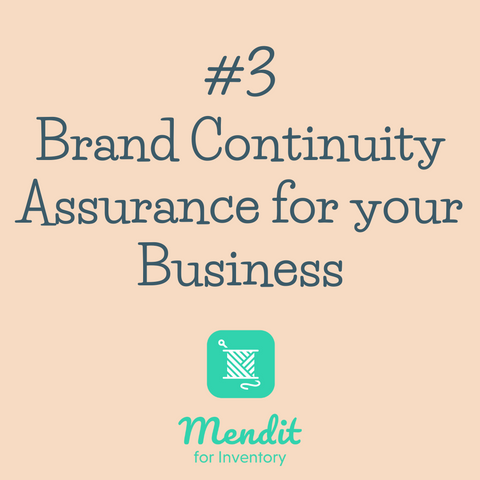 Reads: "#3 Brand Continuity Assurance for your business"