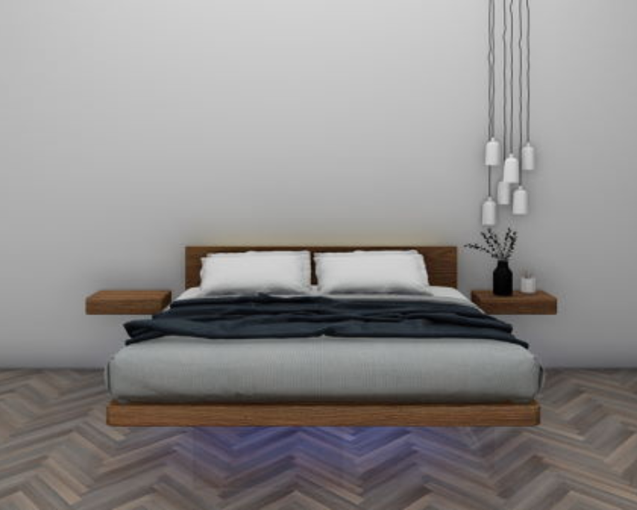 arredi hotel letto sospeso