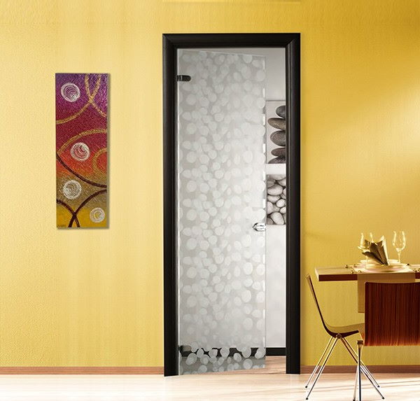 interior glass doors with design