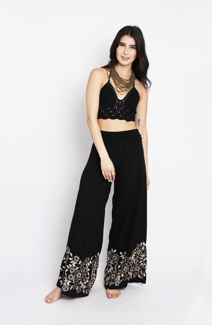 Eyelet Gypsy Pant