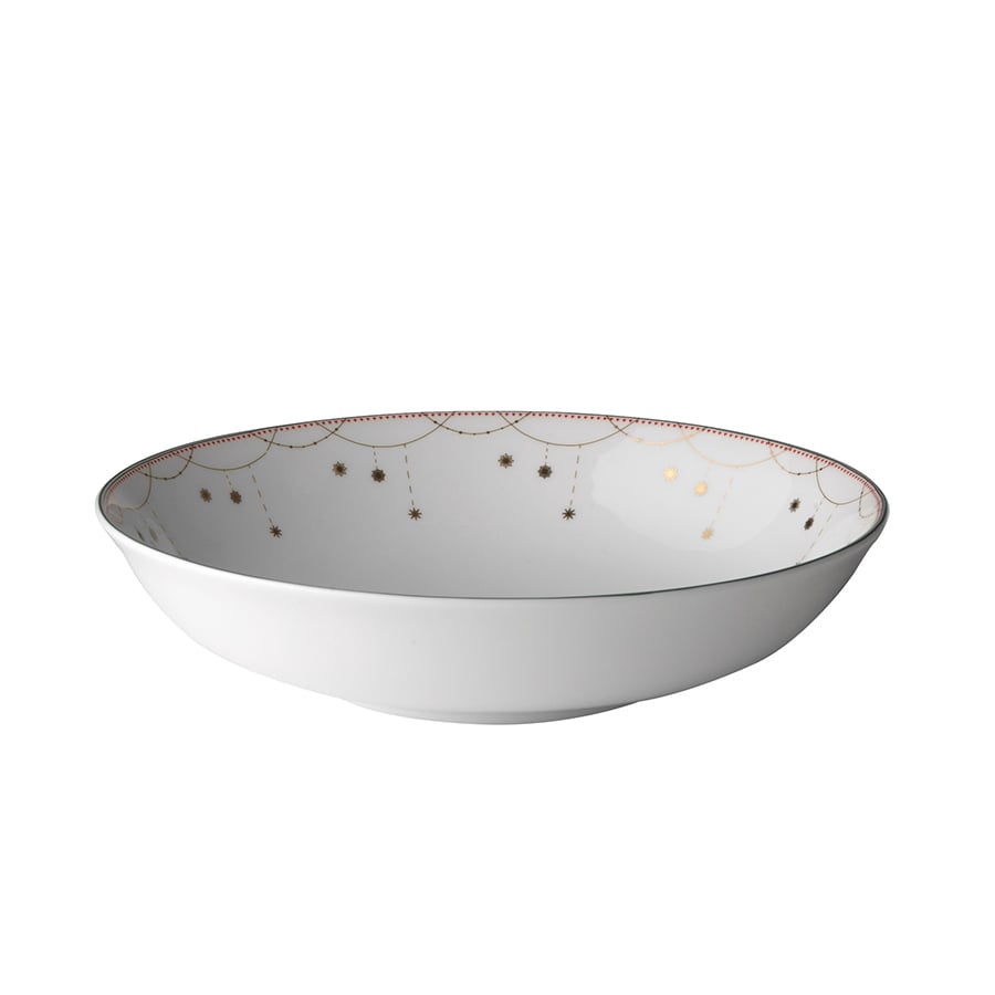 Wik & Walsøe Julemorgen serveringsskål lav Ø 22 cm