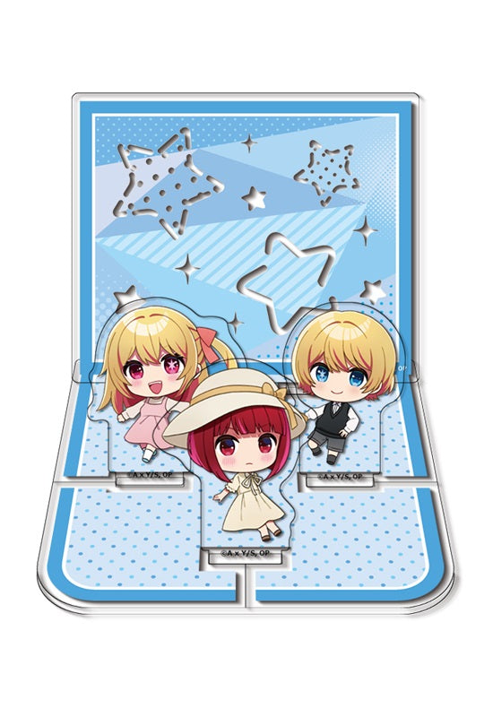 Aitai☆Kuji Oshi No Ko Exhibition Parco Factory Trading Mini Character  Acrylic Stand Exhibition Ver. SET