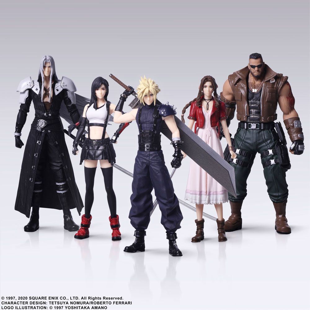 Final Fantasy Vii Square Enix Remake Trading Arts Set Of 5 Navito World