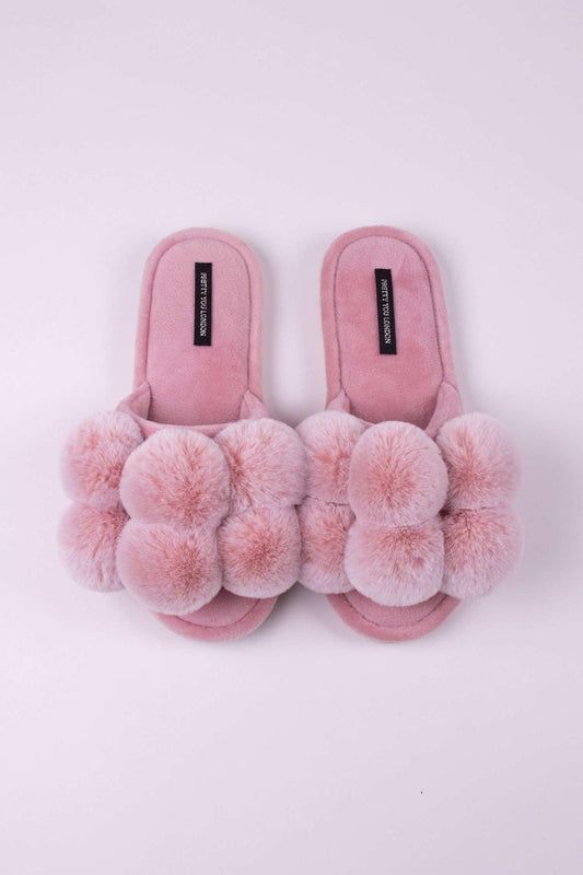 Elegant Dolly Slippers in Pink