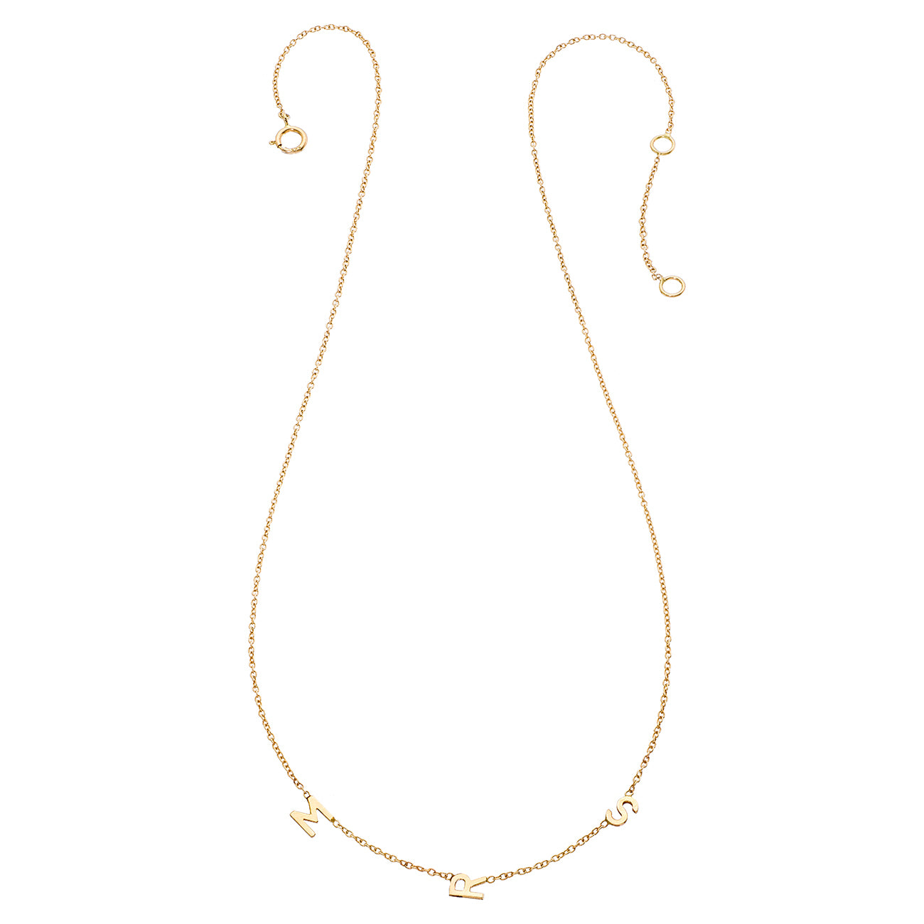 14K Spaced Out Necklace – Customizable - Heather Hawkins INC