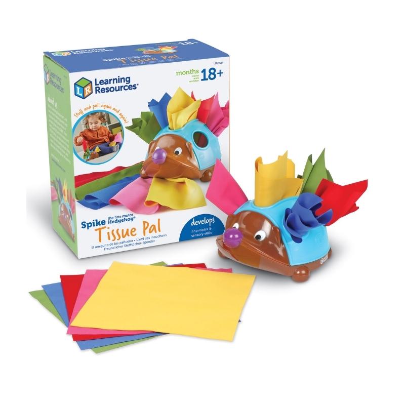 Learning Resources - Spike the Fine Motor Hedgehog® Tissue Pal